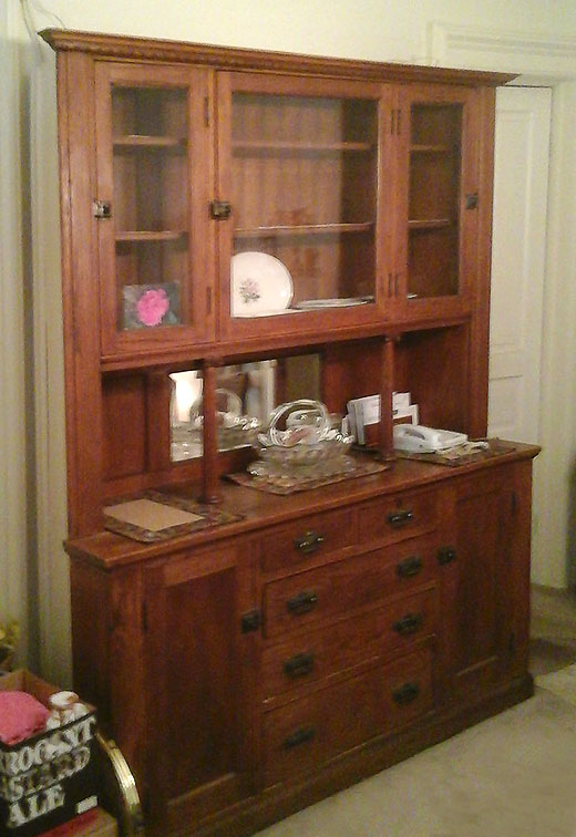 Antique Hutch China Cabinet Buffet The Fedora Lounge