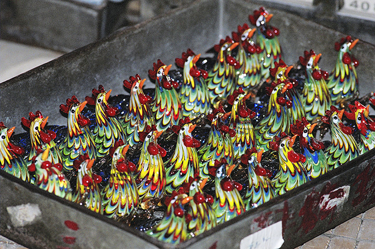 Rows of Roosters, Copyright 2006, Anna McDole