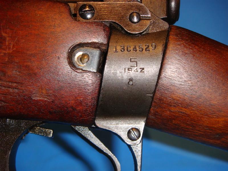 Long Branch NO. 4 MK1 .303 British caliber rifle. Produced in 1942 in  Canada. The wood