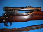 Milsurps Knowledge Library - 1945 Enfield No.4 Mk1*(T) Long Branch Sniper  Rifle