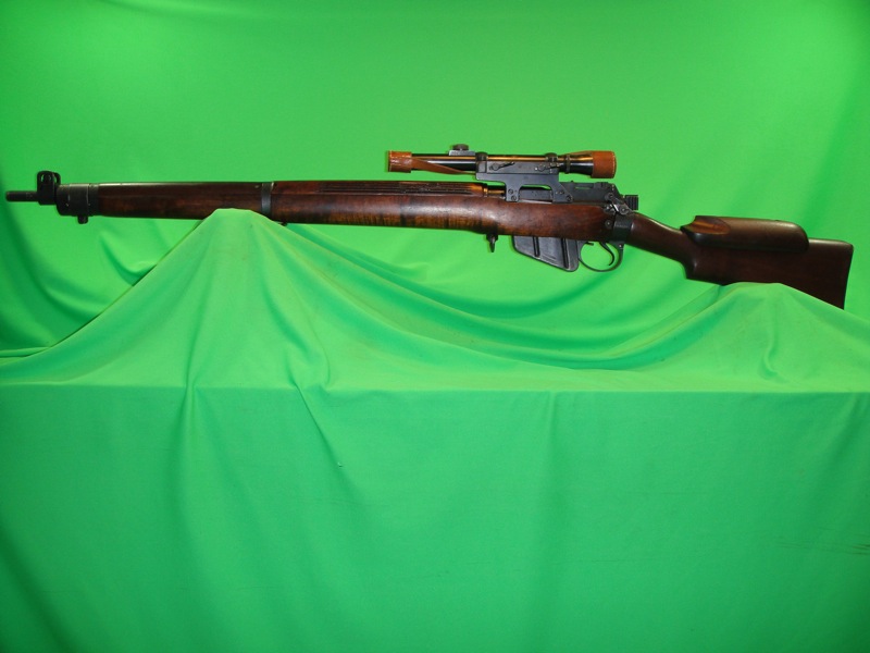 Milsurps Knowledge Library - 1944 Enfield No.4 Mk1*(T) Long Branch TP  (Trade Pattern) Sniper Rifle