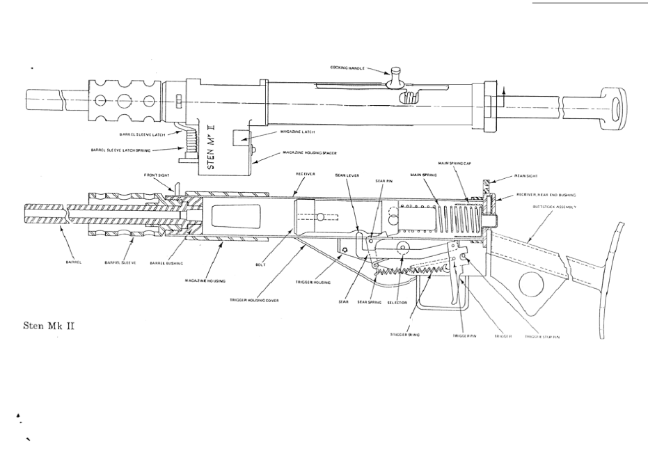 sten gun blueprints