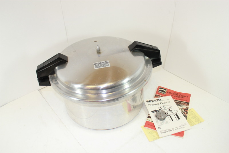 Vintage Mirro Matic 12 Quart M0512 Speed Pressure Cooker Canner w