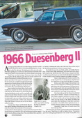 1966 Duesenberg II Car Kulture Deluxe