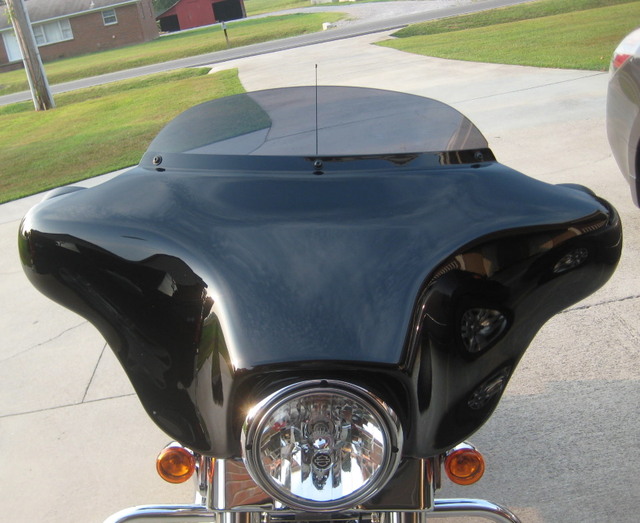OUMURS Motorcycle Windshield 6 8 Inch Wave Windshield Batwing Fairing For Harley Windshield Touring 1996-2013 Harley Electra Glide Windshield Street Glide Windshield Ultra Classic Accessories Wind 