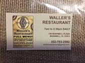 Waller's Restaurant - Bushnell