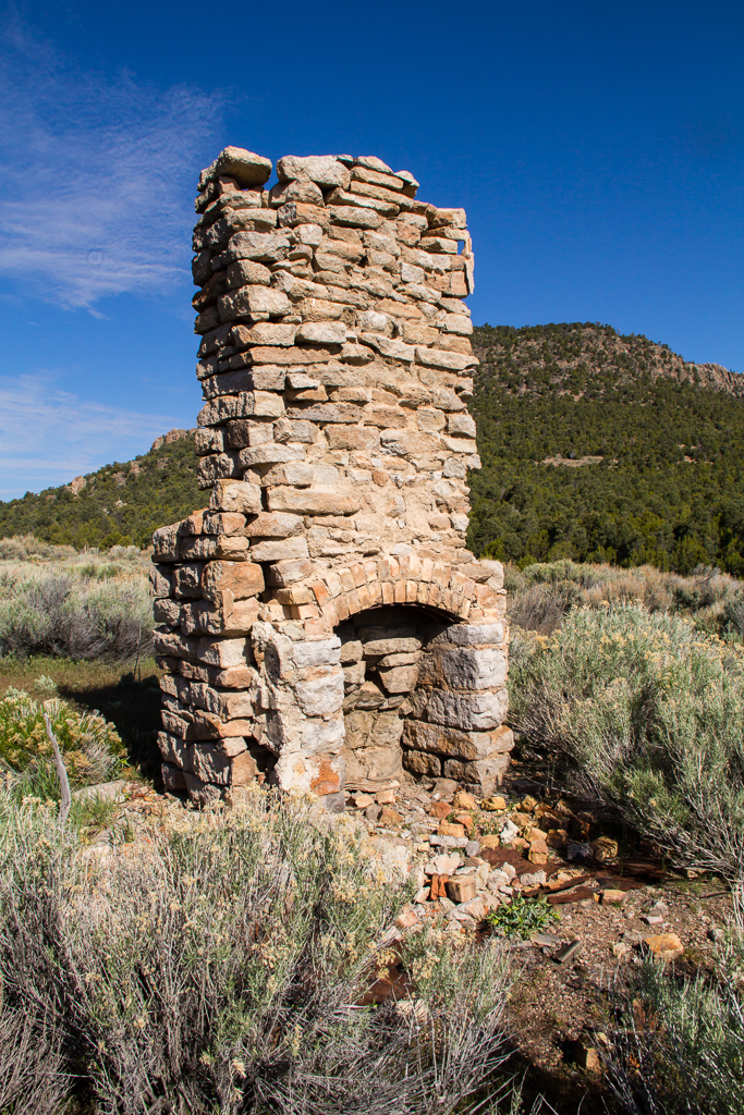 Chimney standing in the sage