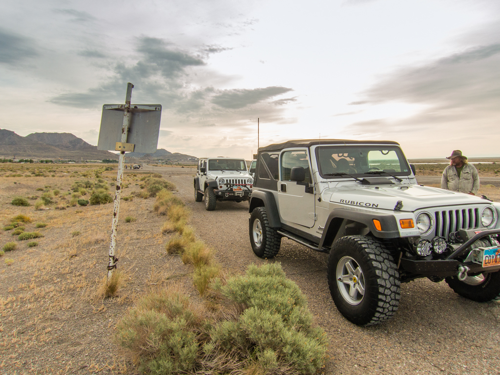 Jeeps on the outskirts of Wendover