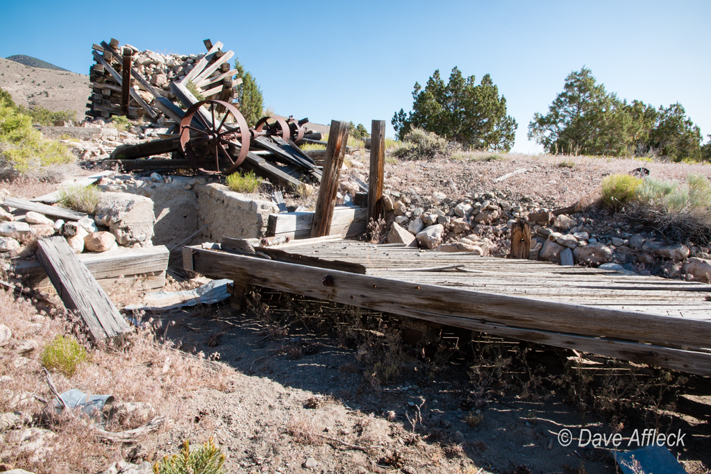 Trout Creek placer mining ruins