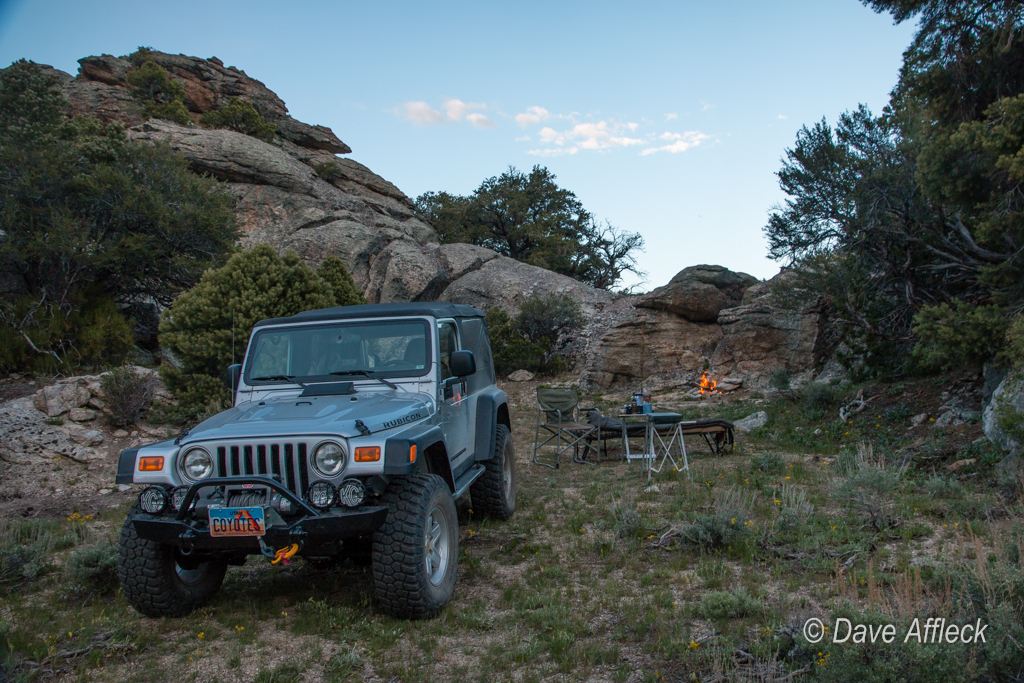 Cozy camp site for the night