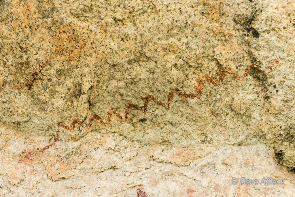 Snake pictograph