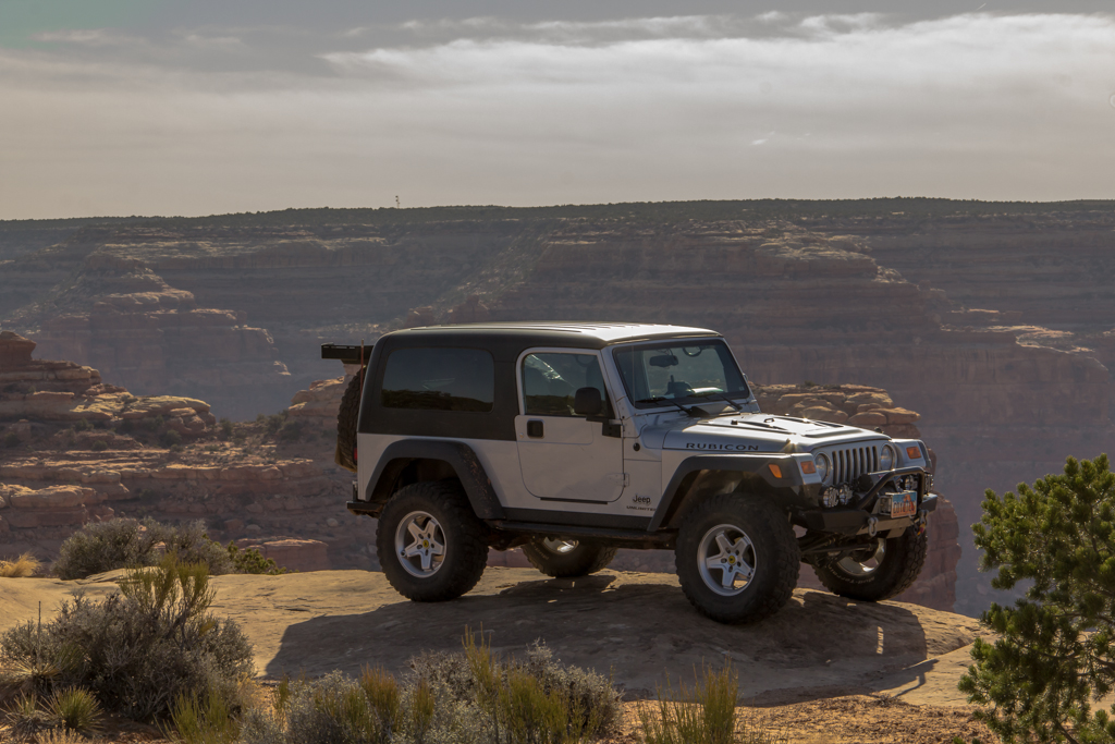 Jeep at Point Lookout