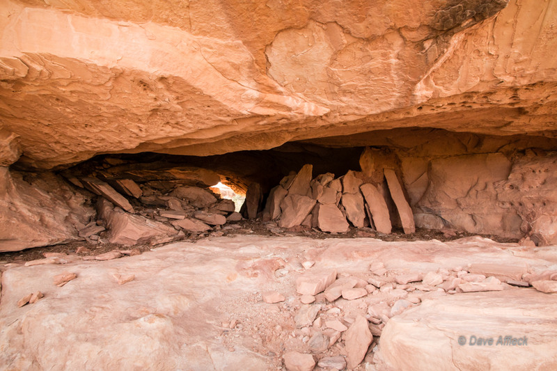 Small ruin inside natural cave