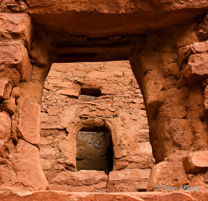 Doorways highlighting Anasazi architecture
