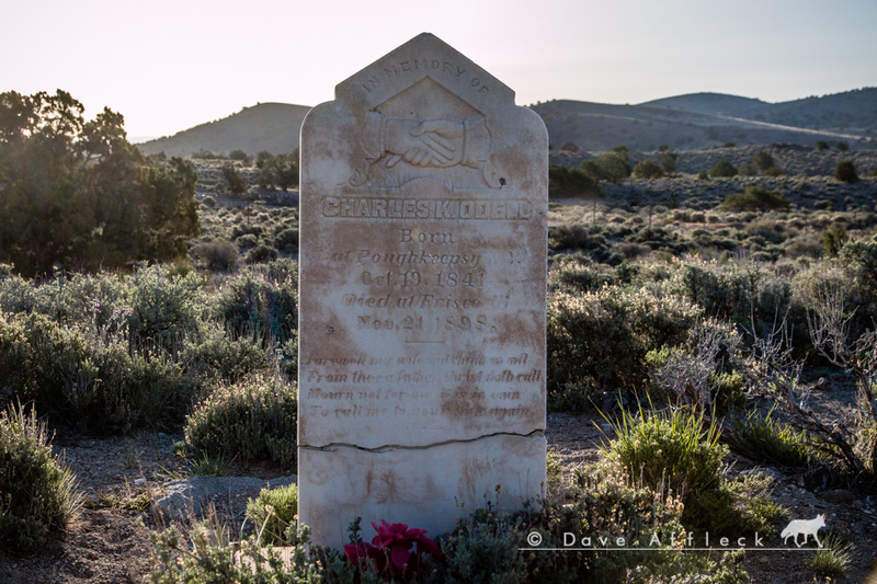 Headstone in Frisco cemetery