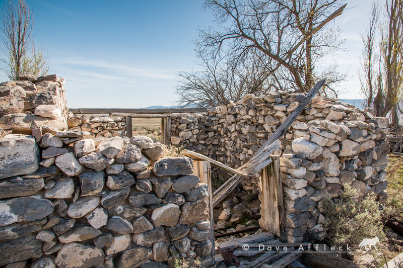 Ranch house remains, Wah Wah Springs