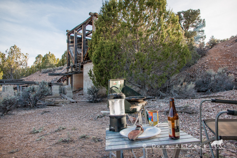 Etna mine campsite