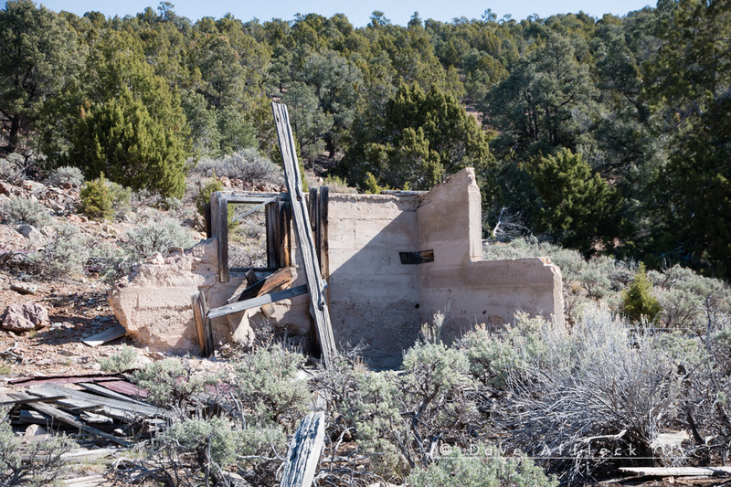 Building remains, Fay ghost town