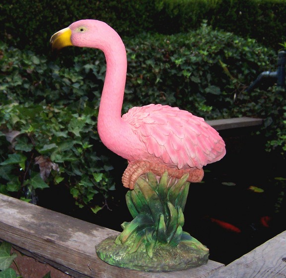 resin flamingo statues