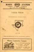 1957 Talco Texas Phone Book