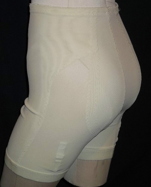 Vintage Playtex Double Diamonds Firm Control Long Leg Girdle With