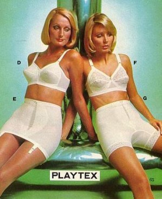 Vintage New Playtex Double Diamonds Firm Open Bottom Girdle With 6 Garters Wh 6x Ebay