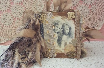 Altered Art Paper Bag Book-Affiliation