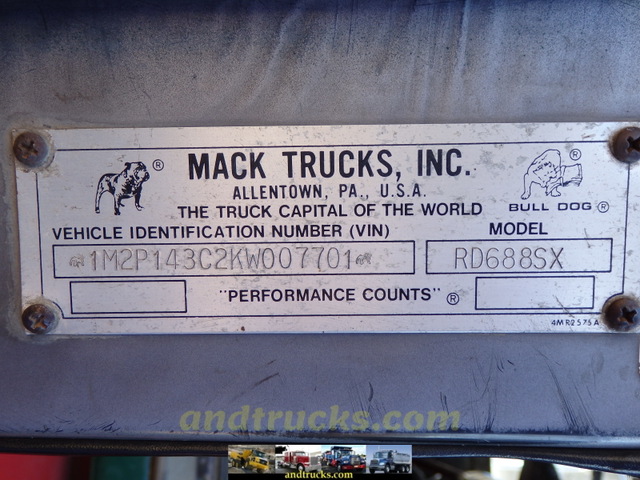 R-Model Mack Tandem Axle Dump Truck