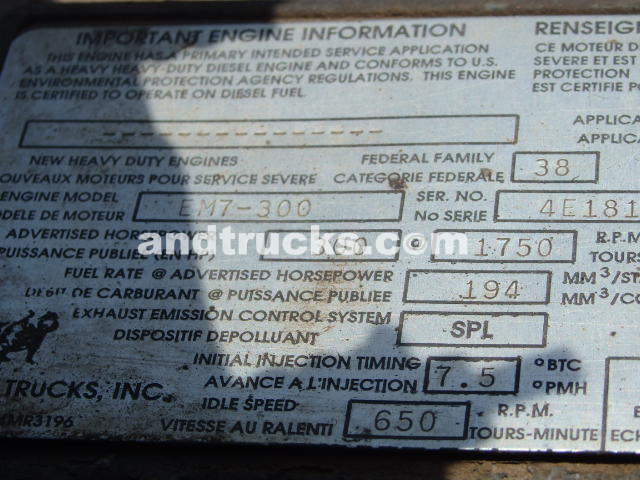 1994 Tandem Axle Mack Dump Truck RD690S Model for sale