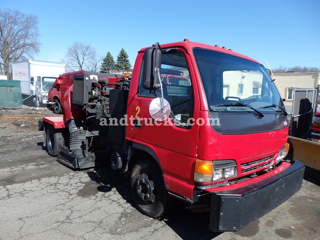 2001 Isuzu NPR with Tymco 210 Sweeper