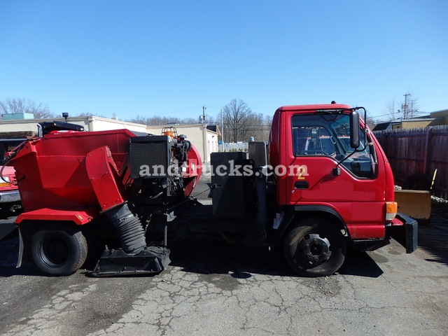 2001 Isuzu NPR with Tymco 210 Sweeper