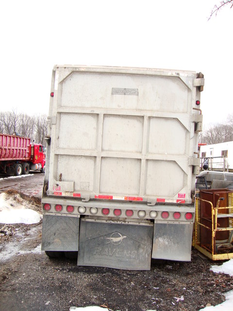 2004 Ravens 42ft Frameless 78yrd End Dump Trailer