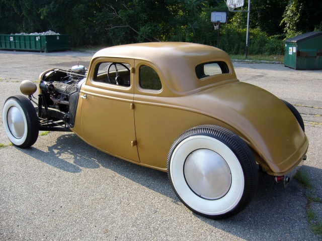 34 Ford 5 Window Coupe Chopped Channeled True Hot Rod