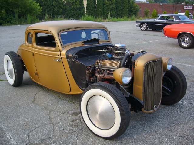 34 Ford 5 Window Coupe Chopped Channeled True Hot Rod