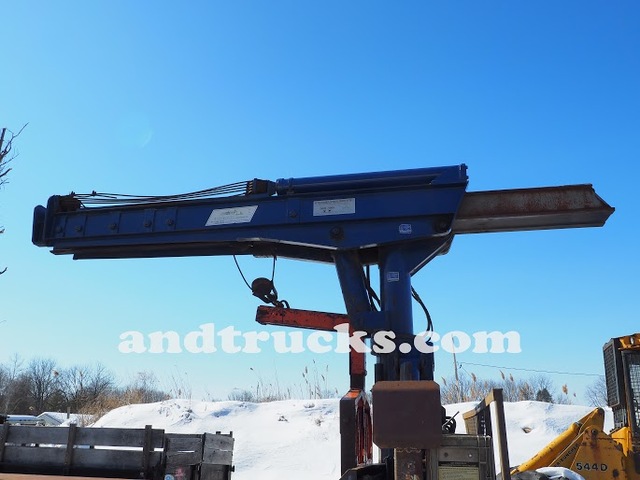 used 6000lb steelmaster telescoping trolley boom for sale