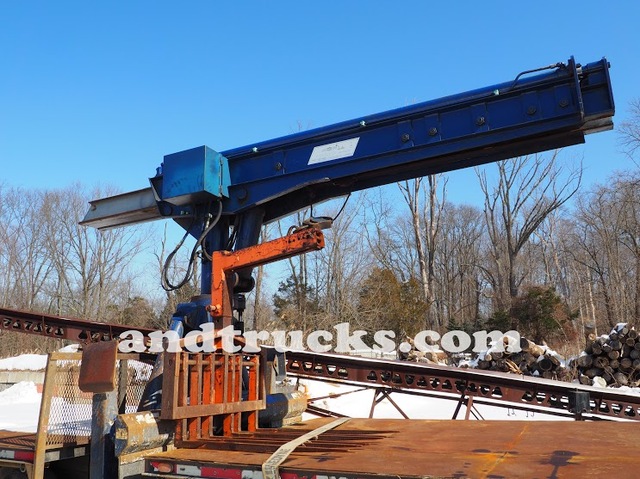 used 6000lb steelmaster telescoping trolley boom for sale