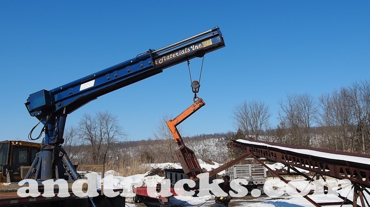 used 6000lb steelmaster telescoping trolley boom for sale