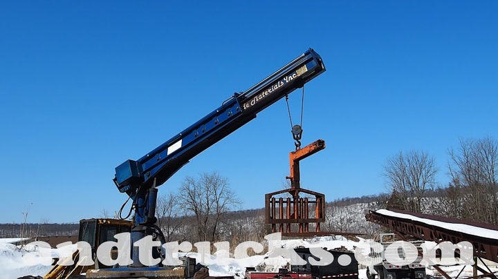 used 6000lb steelmaster telescoping trolley boom for sale