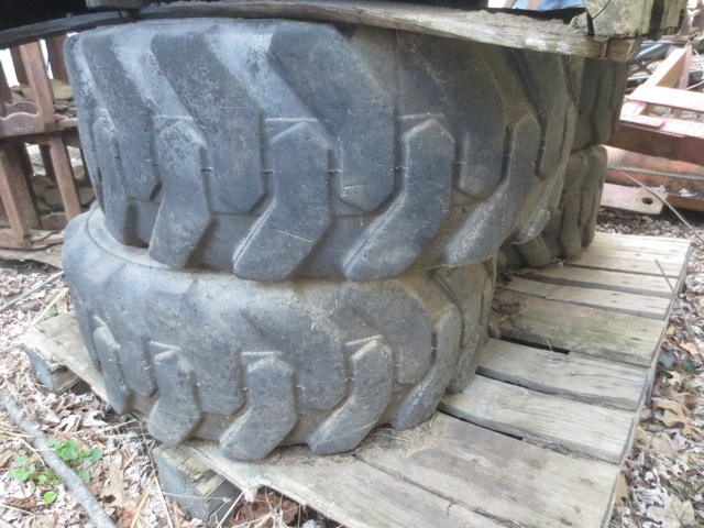 Four 10-16.5 Foam Filled Tires