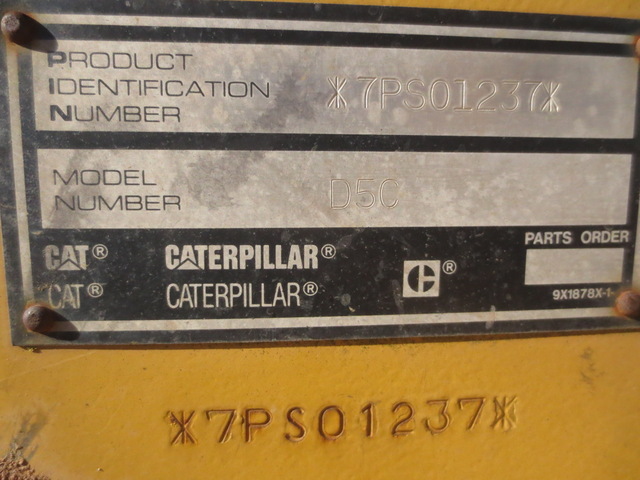 Caterpillar D5C XL III Hystat Dozer