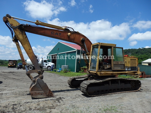 1987 Caterpillar 225 B LC Excavator With Grapple and Clean Out Bucket