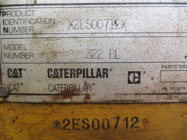 Caterpillar 322BL Long Undercarriage Excavator