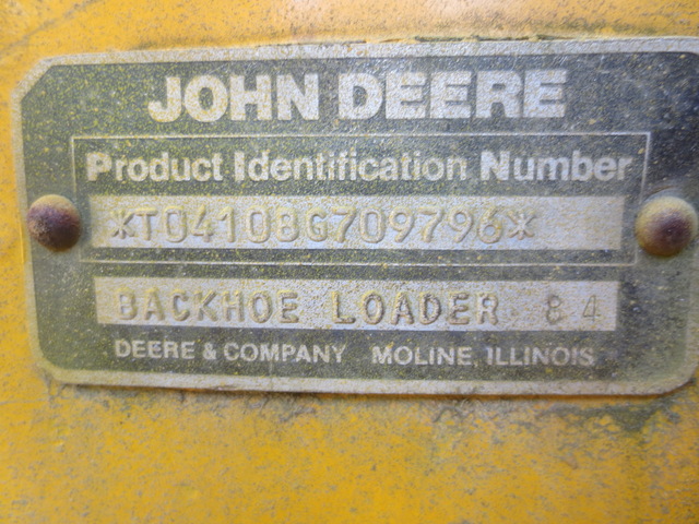 John Deere 410B 4x4 Backhoe Loader