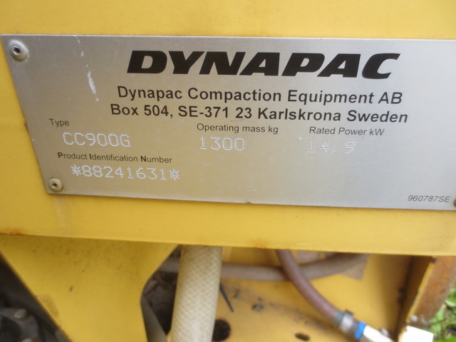 Dynapac CC900G Dual Drum Compactor