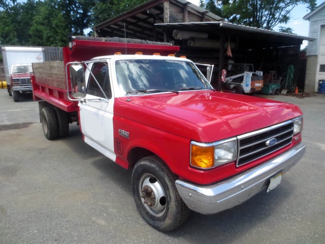 1989 Ford F-350 Mason Dump‏ Truck