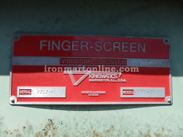 Recycling Dual Feed Vibratory Finger Screener 35' x 72