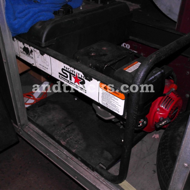 Gutter Machine with Trailer and Generator