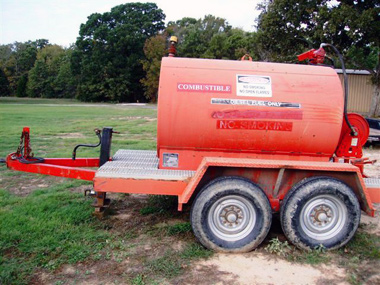 500 Gallon Trailer Mounted Diesel Fuel Tank