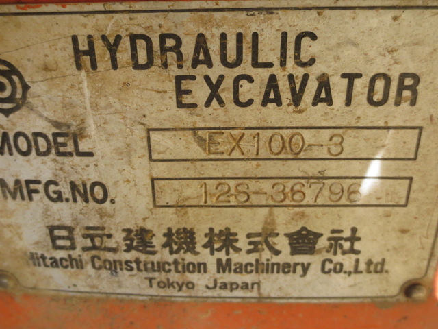 Hitachi EX100-3 Excavator