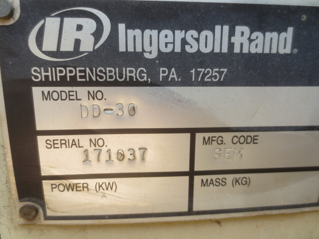 Ingersoll-Rand DD30 Dual Drum Roller‏